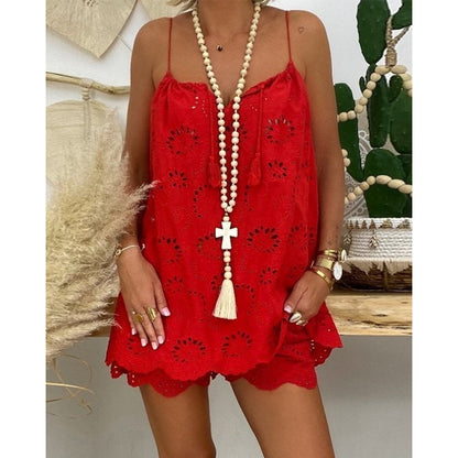 Nicole Set | Lace Twin Set