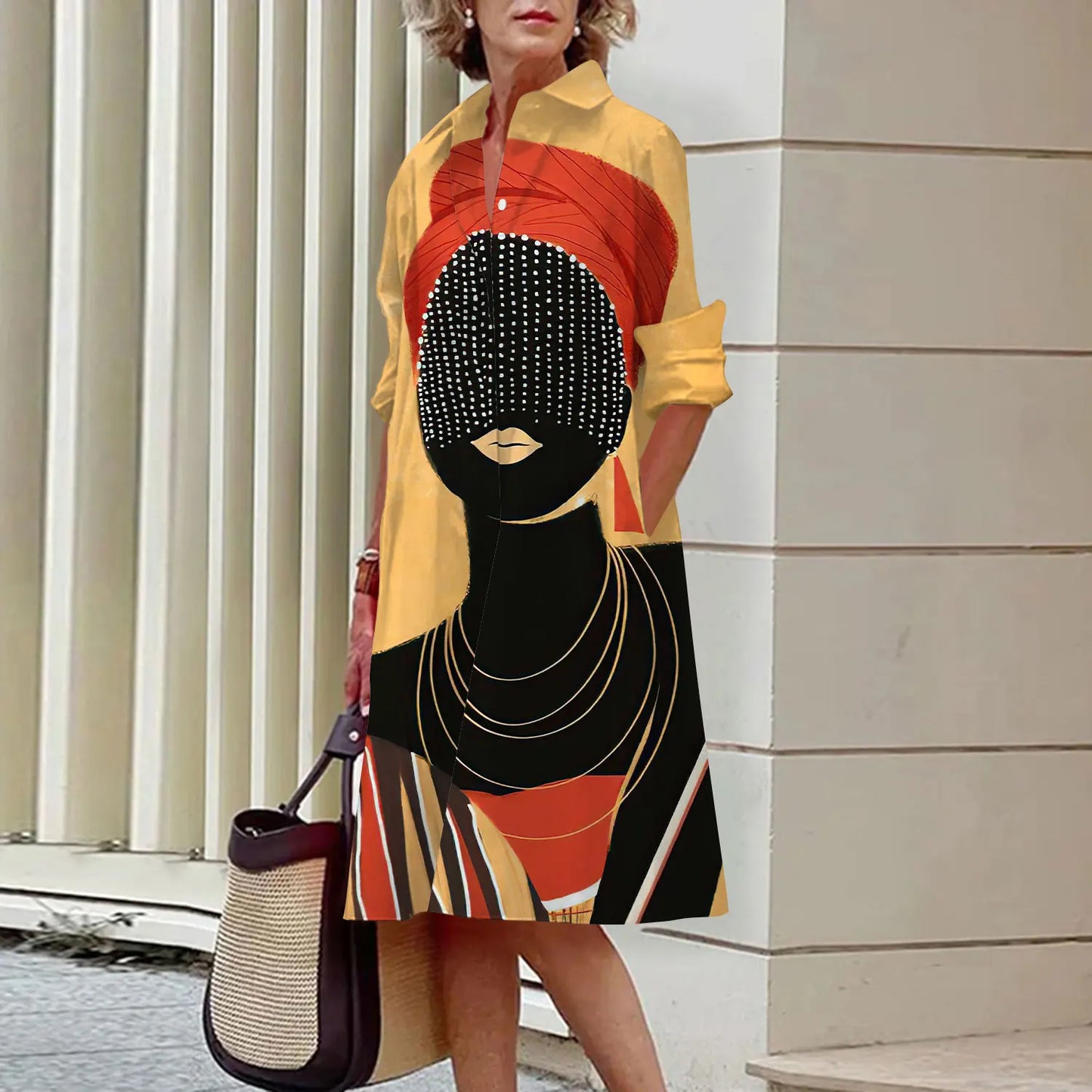Deline - Robes-chemises imprimées