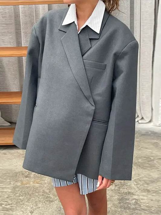 Blazer oversize avec une touche d'originalité