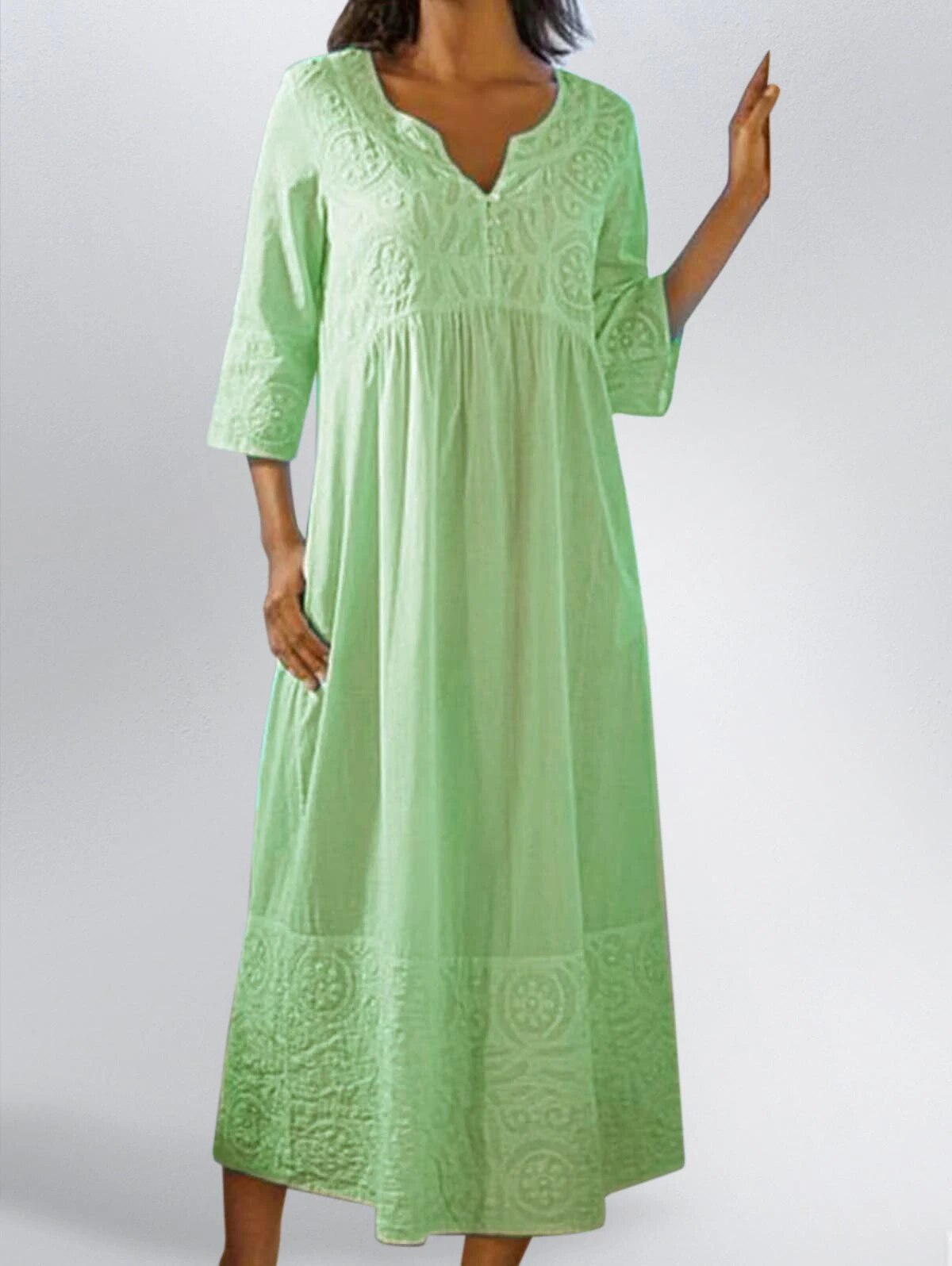 Louela - Plaque en coton et lin