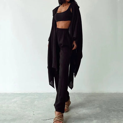 Roxy - Ensemble gilet et pantalon décontractés pour femmes