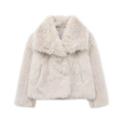 Kylee - élégant manteau d'hiver en fourrure