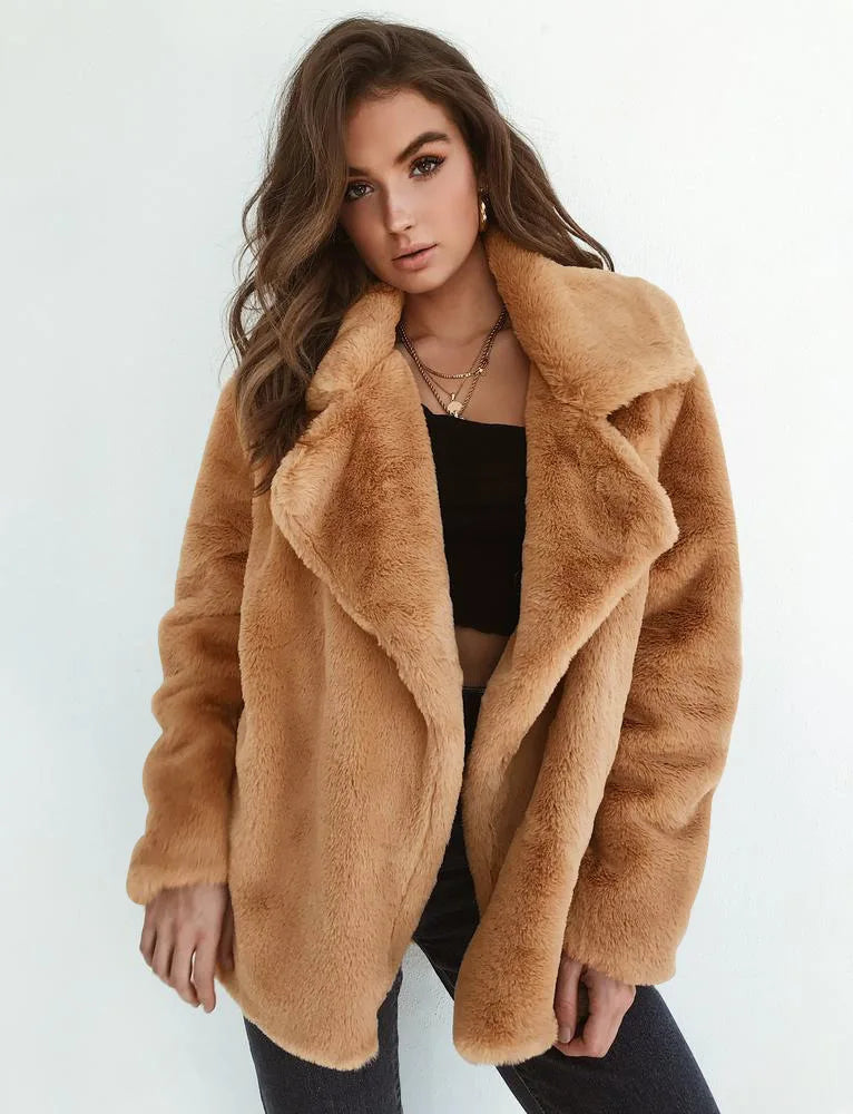Talia - manteau de peluche chaud