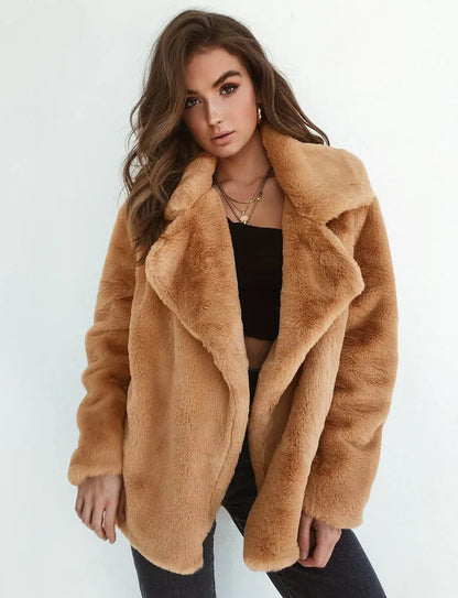 Talia - manteau de peluche chaud