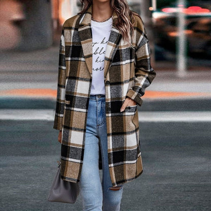 BethanysJacket I Veste à carreaux pour femmes