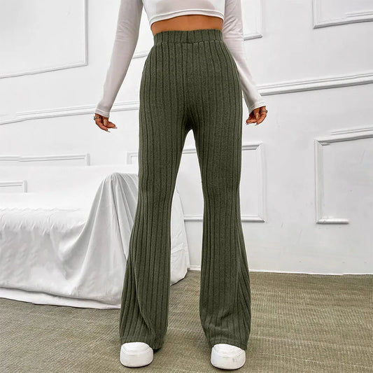 Eva | Pantalon palazzo côtelé | Chic décontracté | Tissu doux