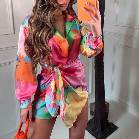 Claire - Robe de mode à motif floral pour femmes