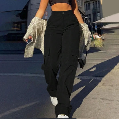 Clara - Pantalon Cargo Taille Haute pour Femmes