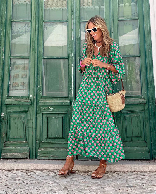 Bohème robe longue