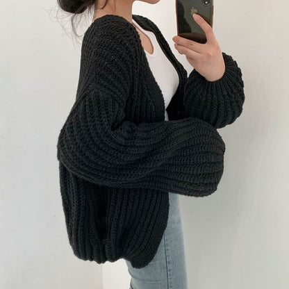 Sofia - Gilet Oversize en Maille Épaisse pour Femmes