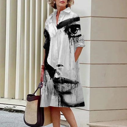 Deline - Robes-chemises imprimées