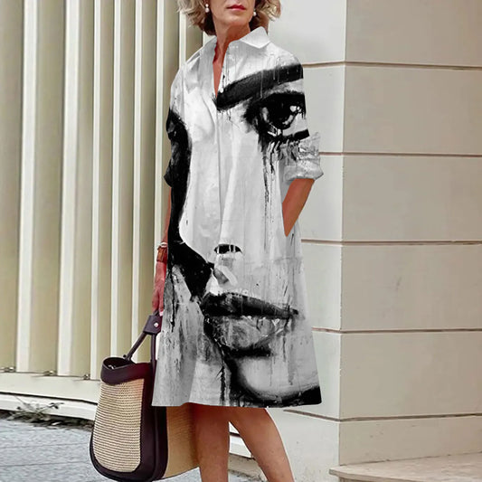 Deline - Robes-chemises imprimées