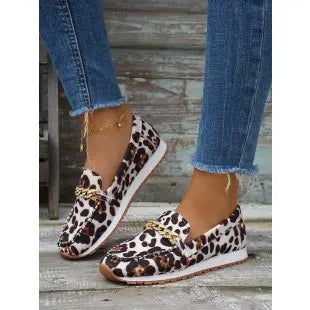 Mocassins imprimés faciles à porter