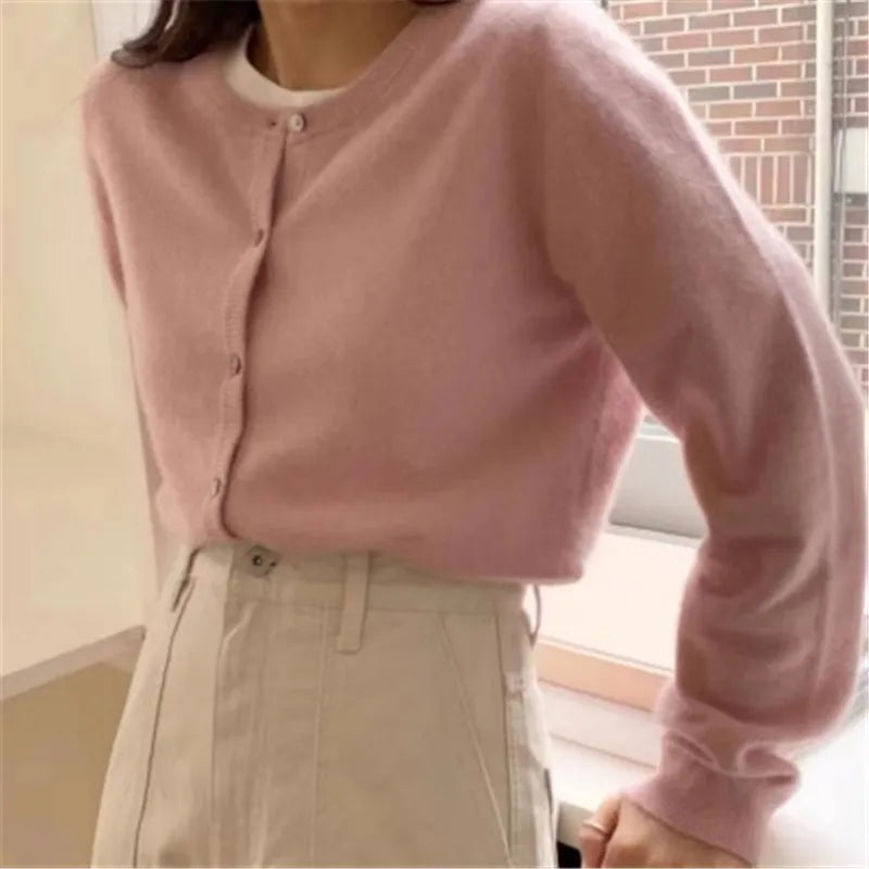 Aliana - Veste en tricot douillette avec ouverture sur le devant