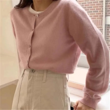 Aliana - Veste en tricot douillette avec ouverture sur le devant