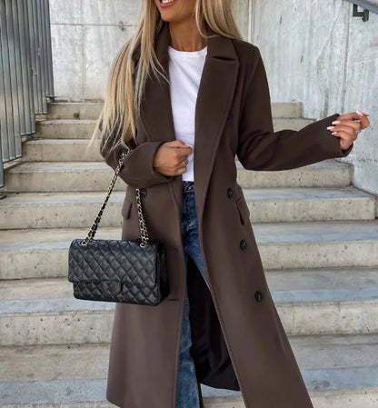 Sydney - élégant manteau d'hiver matelassé avec ceinture