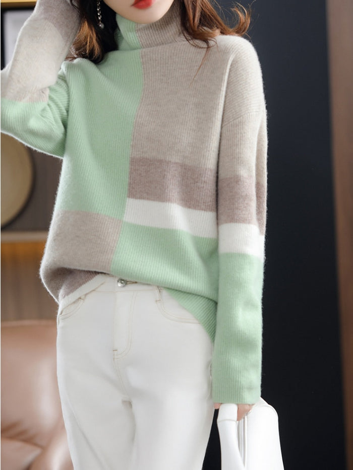 Belle - Col roulé en cachemire