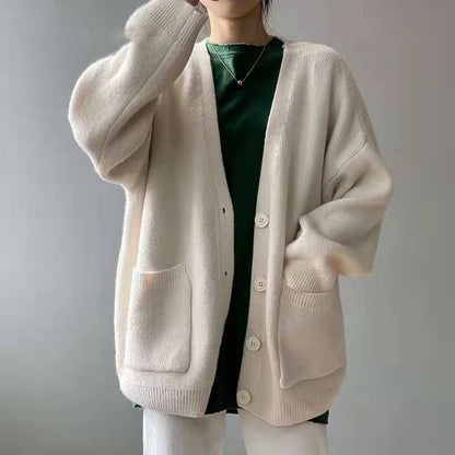 Cardigan à col en V