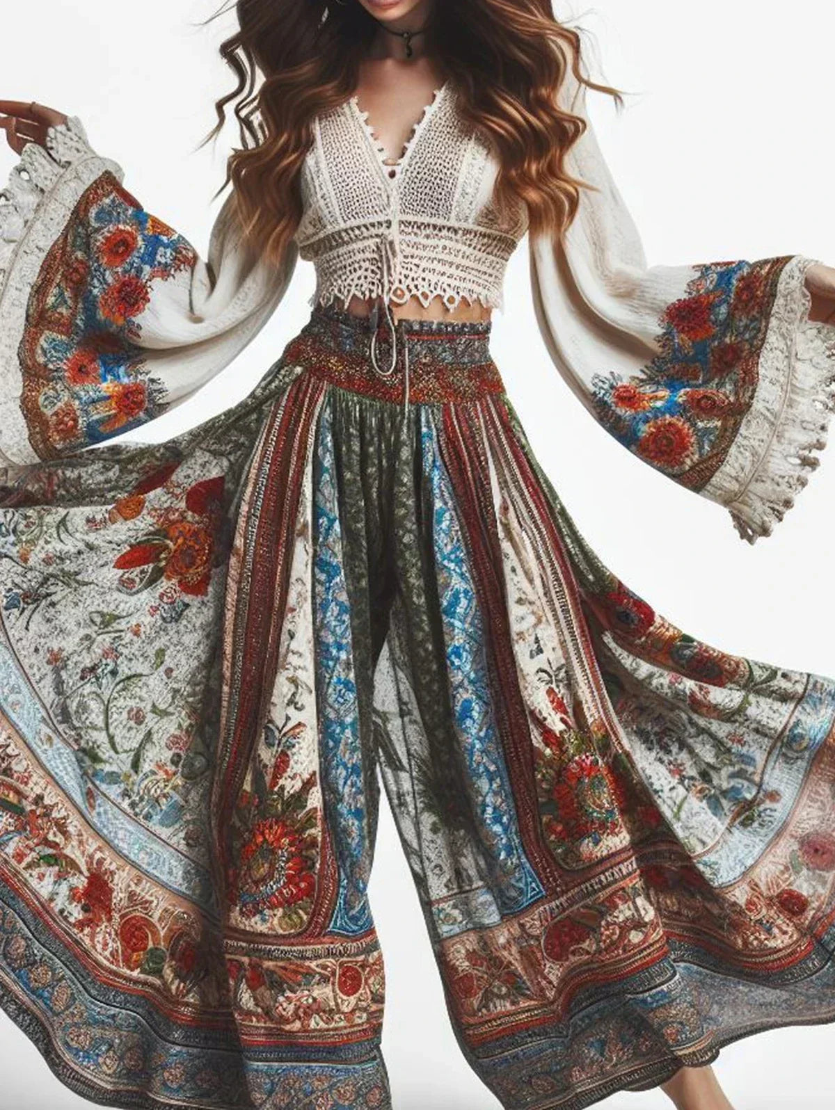 Pantalon boho élégant pour femme