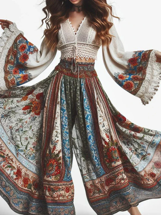 Pantalon boho élégant pour femme