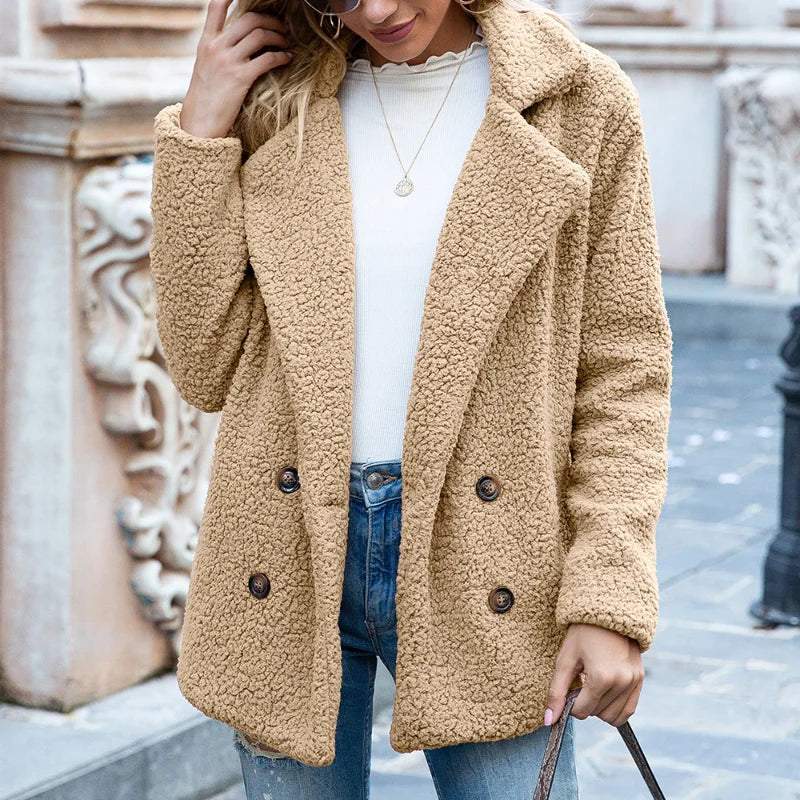 Short Teddy Jacket | Duveteux et tendance