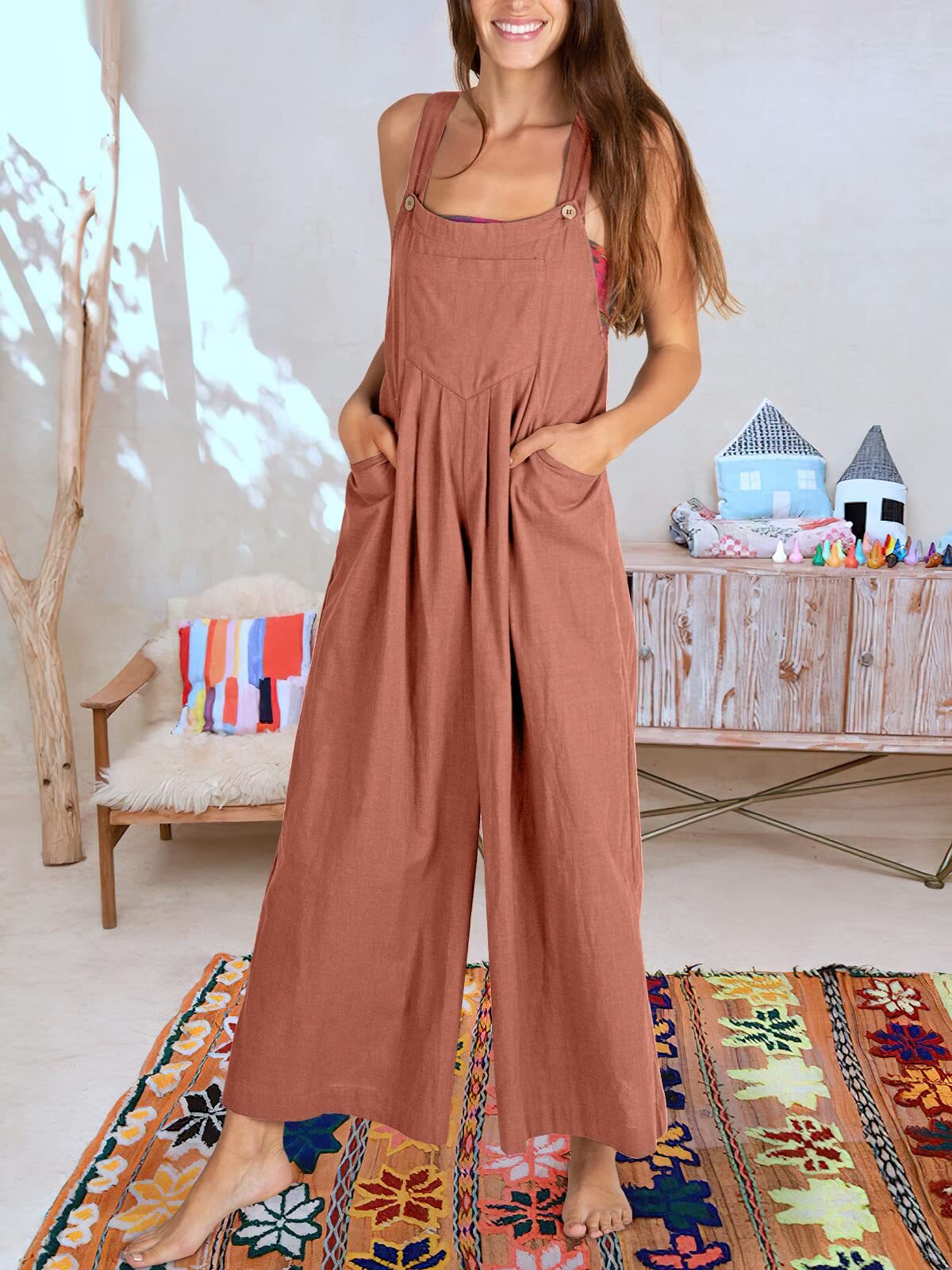 Combinaison sans manches pour femme - Tara