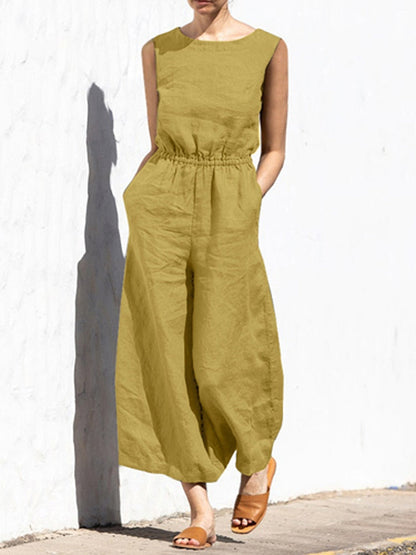 Sarah Jumpsuit | Linen Jumpsuit