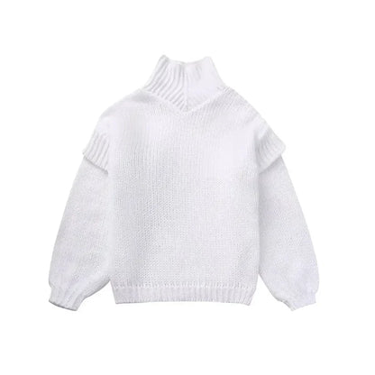 Daphne - Pull à col roulé grande taille