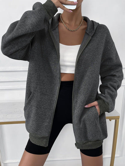 ChristinasVest I Gilet avec fermeture éclair et capuche pour femmes