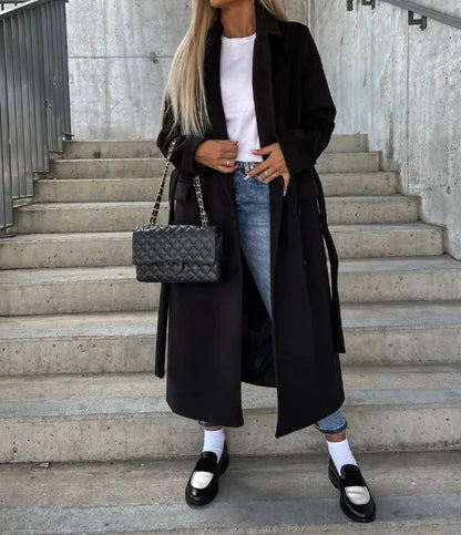 Sydney - élégant manteau d'hiver matelassé avec ceinture