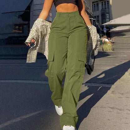 Clara - Pantalon Cargo Taille Haute pour Femmes
