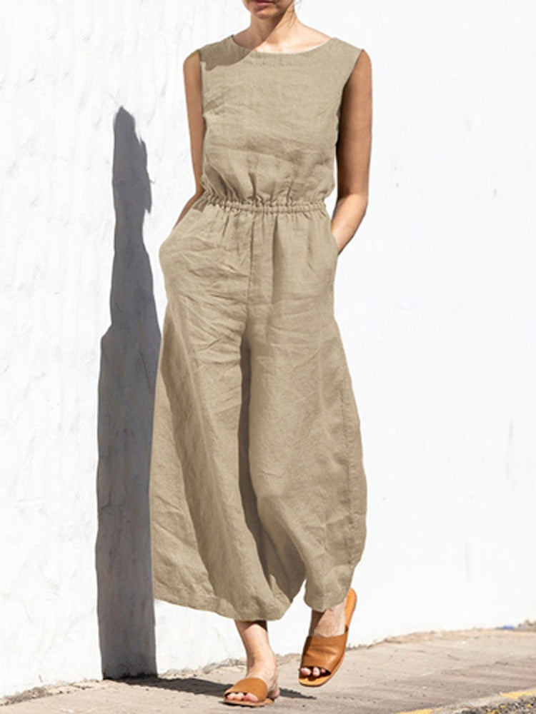 Sarah Jumpsuit | Linen Jumpsuit