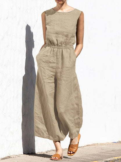 Sarah Jumpsuit | Linen Jumpsuit