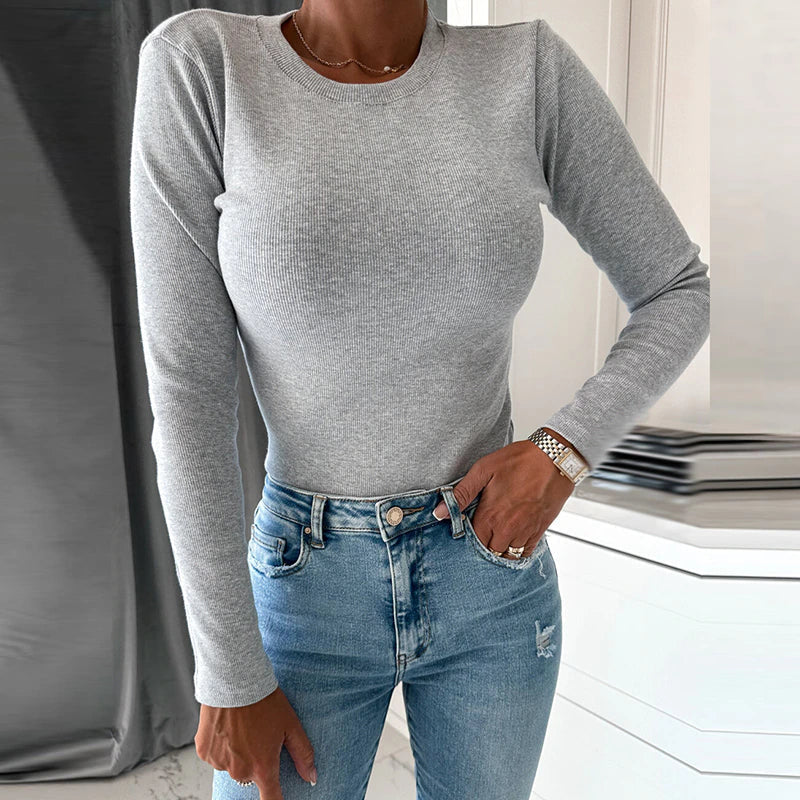 Glee - Pull Automnal Stylé Sexy à Manches Longues pour Femmes