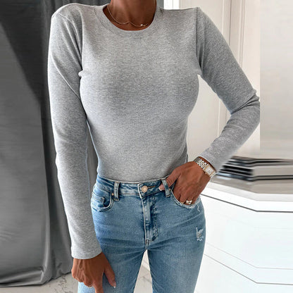 Glee - Pull Automnal Stylé Sexy à Manches Longues pour Femmes