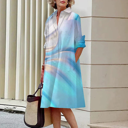 Joséphine - Robes midi à manches longues