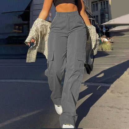 Clara - Pantalon Cargo Taille Haute pour Femmes