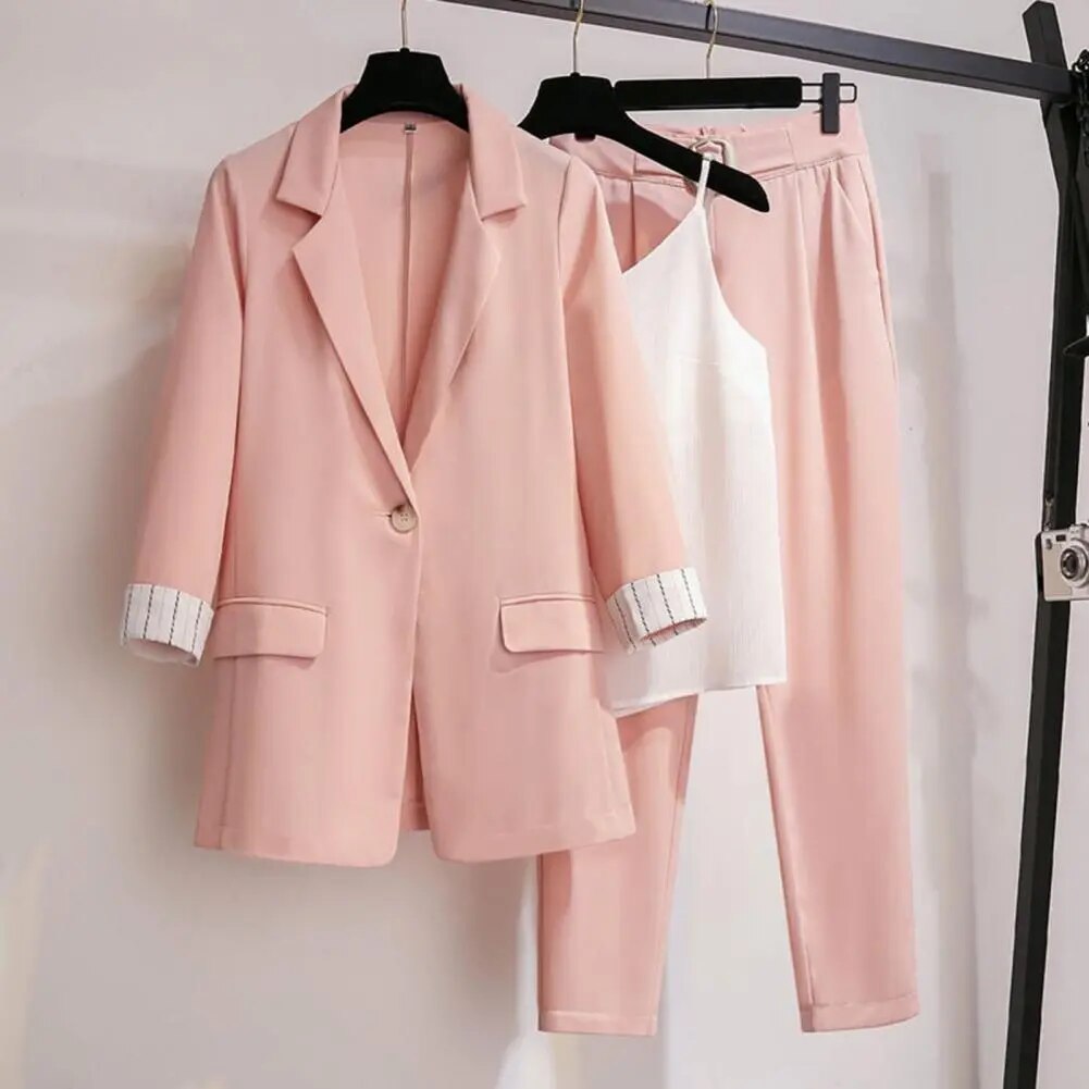 Isabelle - Ensemble Blazer 3 Pièces pour Femmes
