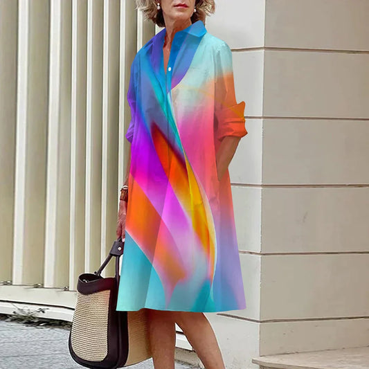 Joséphine - Robes midi à manches longues