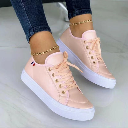 Chaussures en caoutchouc décontractées à bout rond et à plateforme pour femmes