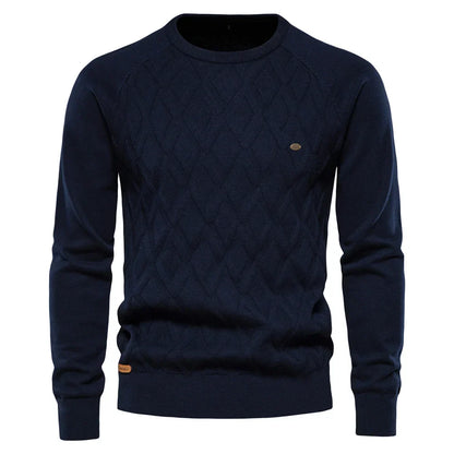 Xylen™ | Pull Élégant à Motif Carreaux