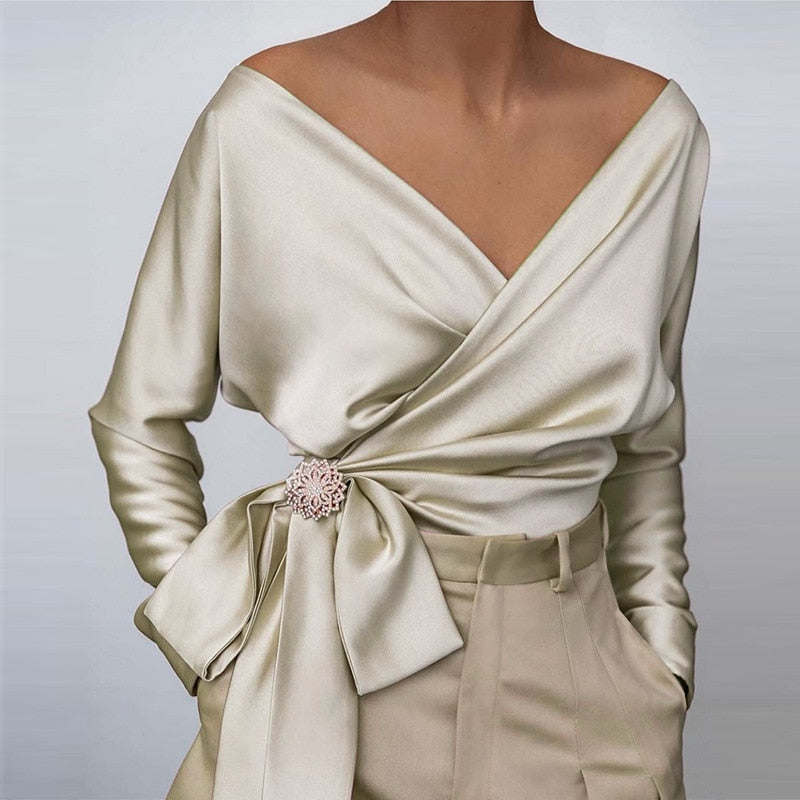 Fay | Cardigan cache-cœur doré