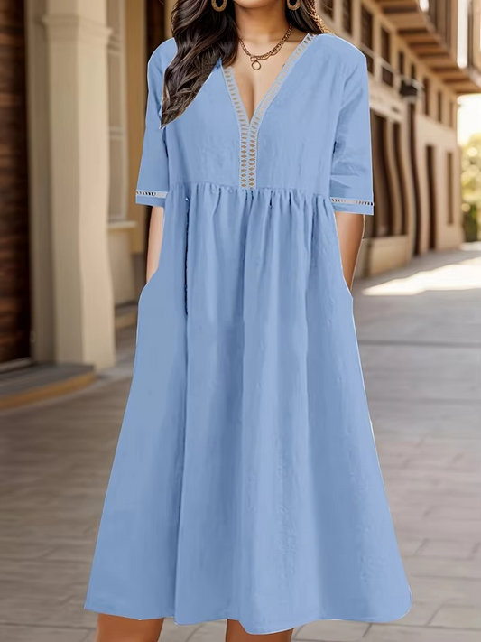 Robe d'été décolletée en V