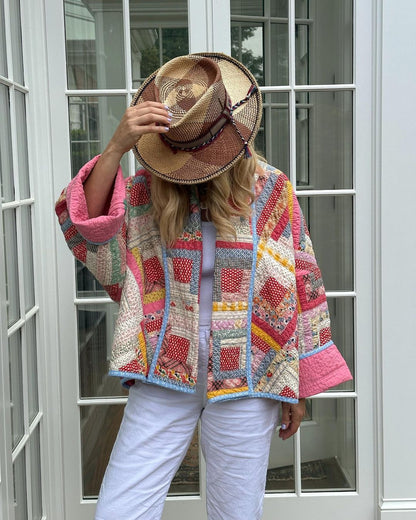 Isabell - Veste matelassée patchwork décontractée