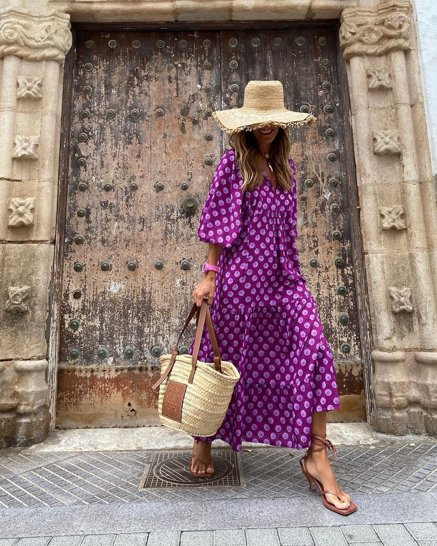 Bohème robe longue