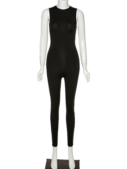 Combinaison à manches longues Sportswear | Skinny Workout Jumpsuit for Women