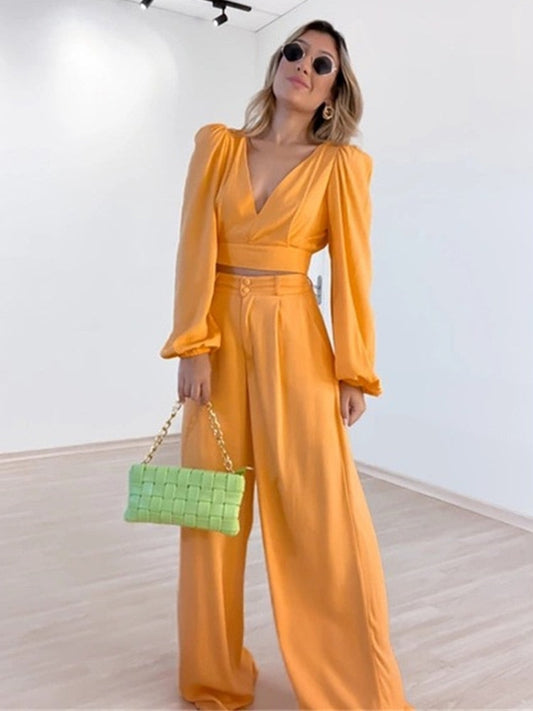 Ensemble deux pièces Jasmine | Orange