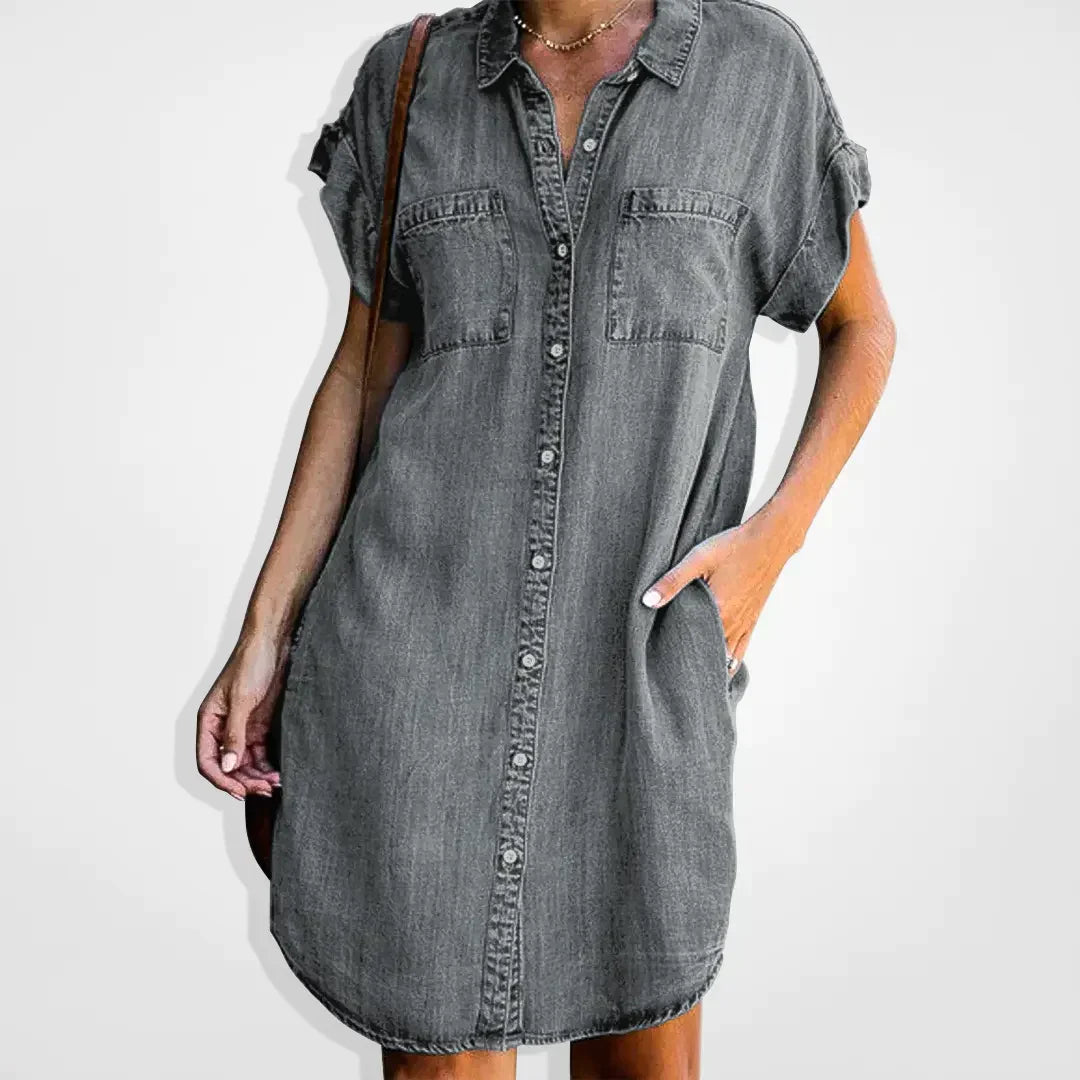 Sarah - robe en jean