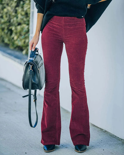 Pantalon taille haute pour femmes - Kristen