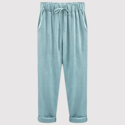 Agnes - Pantalon en coton et lin